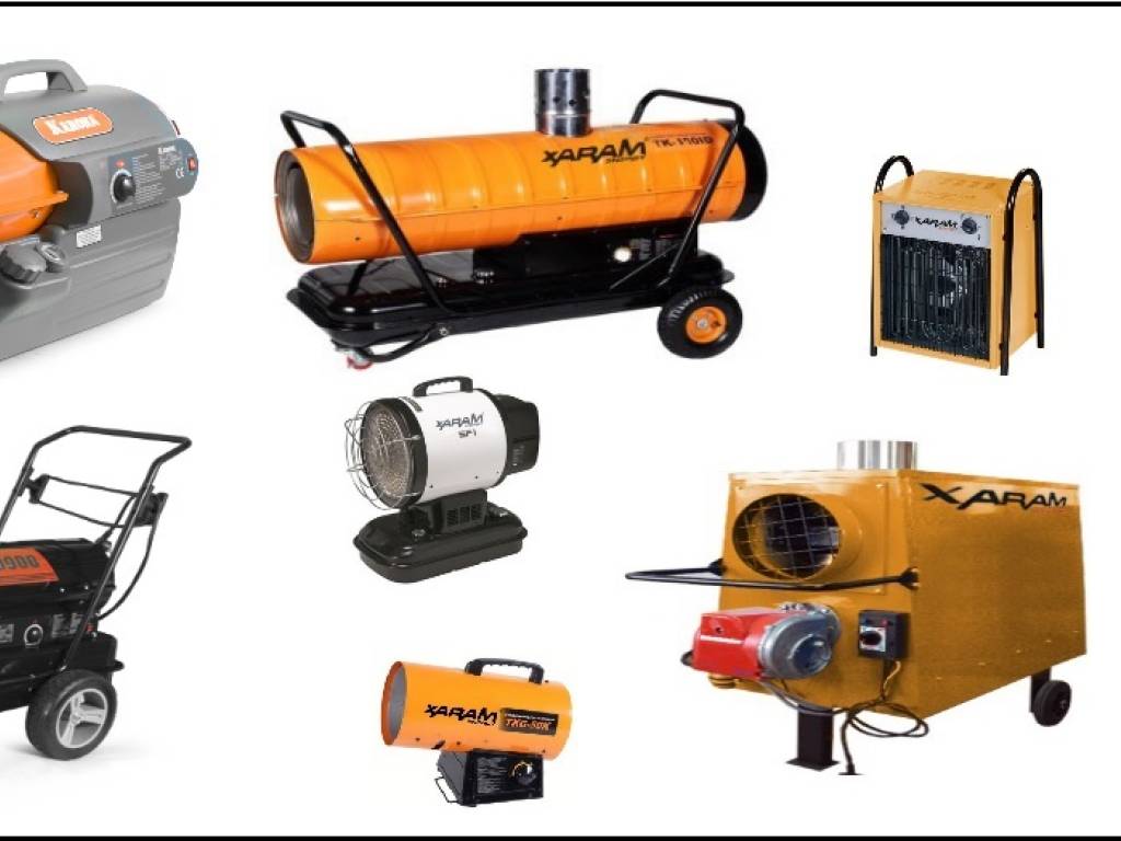 Nagrzewnica gazowa XARAM Energy TGK 100-K  o mocy 36 kW z termostatem i zapłonem elektronicznym. 3