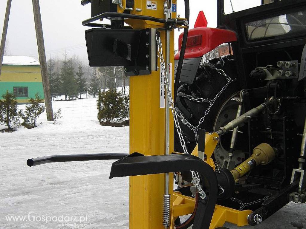 ŁUPARKA HYDRAULICZNA O NACISKU 25TON. Napęd WOM