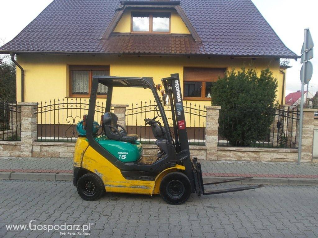 WÓZEK WIDŁOWY Gazowy KOMATSU FG15HT-20R 2006r. LPG Toyota 15 5