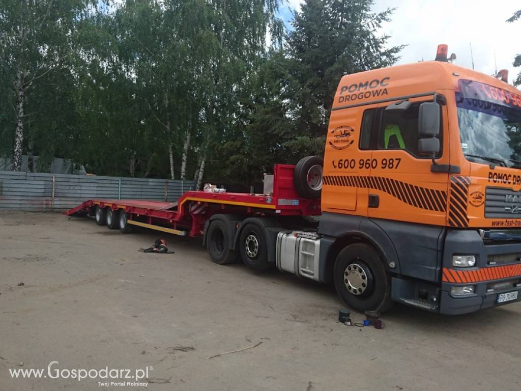 Transport Kombajnów Zbożowych, Maszyn Rolniczych, Budowlanych Poznań 6