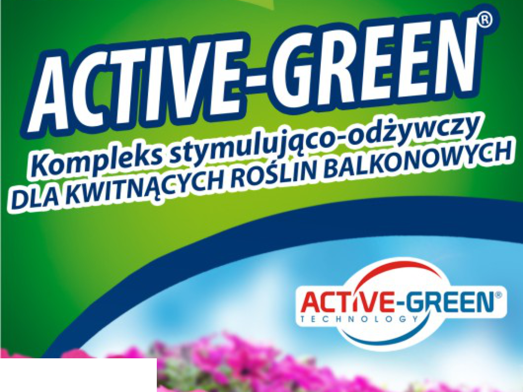 ACTIVE-GREEN® W Formie Krystalicznej dla Kwitnących Roślin balkonowych