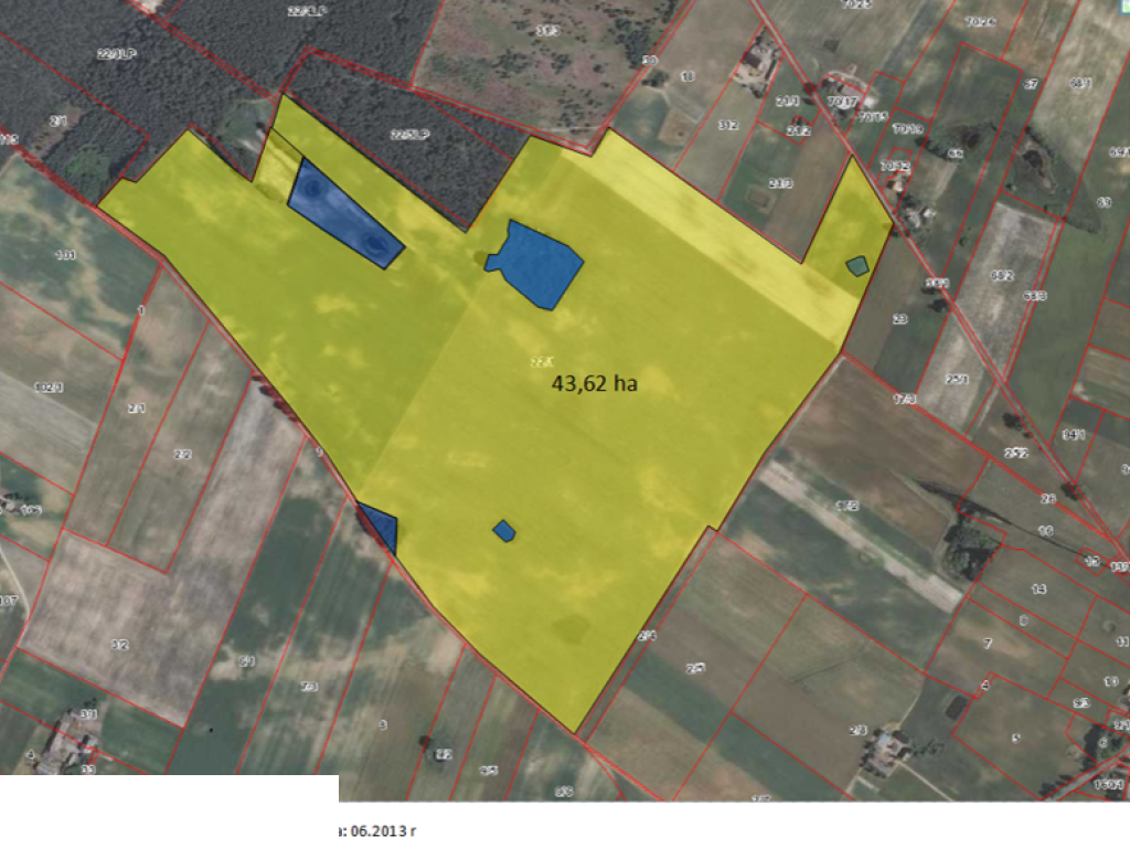 Grunty rolne: Polskie Łąki, plantacje wierzby