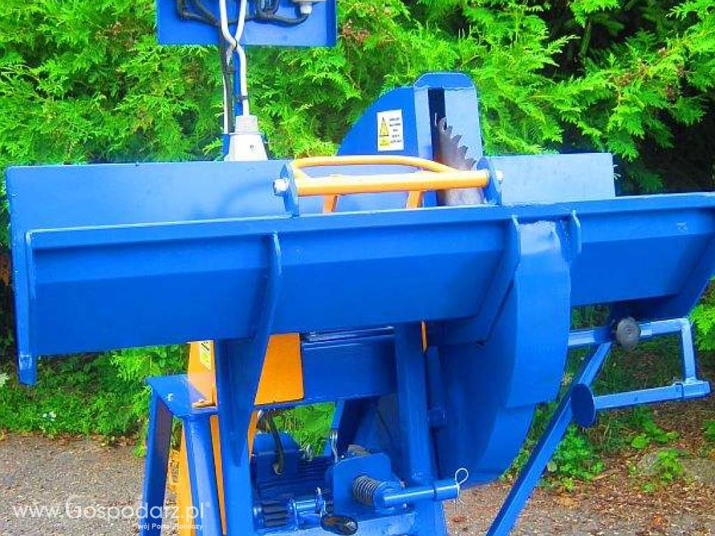 Piła poprzeczna wahadłowa: silnik 5500W, max średnica materiału 270 mm 5