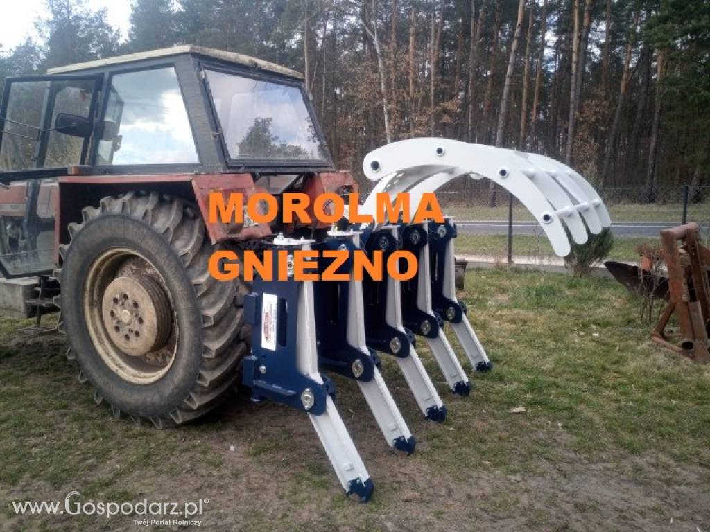 Brona leśna zgrabiarka do gałęzi drzew FK MACHINERY grabie leśne spych 8