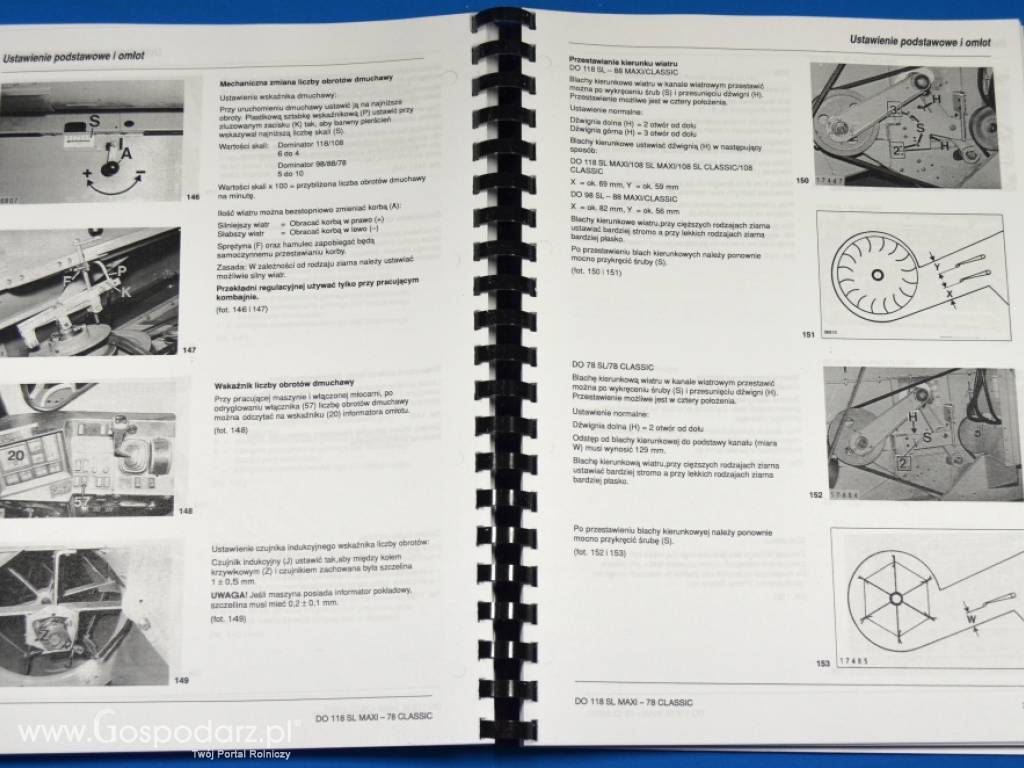 Claas dominator 78, 88, 98, 108, 118 INSTRUKCJA OBSŁUGI j. Polski 3
