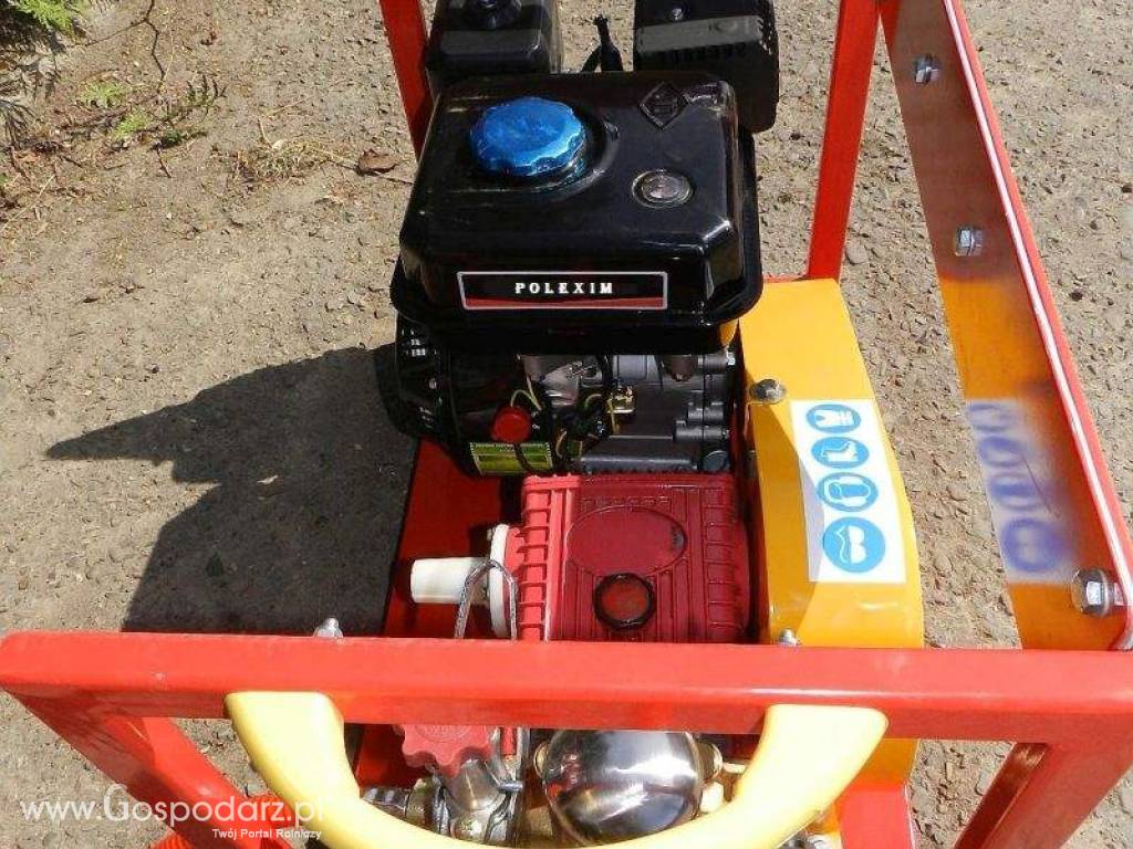 OPRYSKIWACZ SPALINOWY PRZENOŚNY,  moduł napędowy silnik + pompa 3