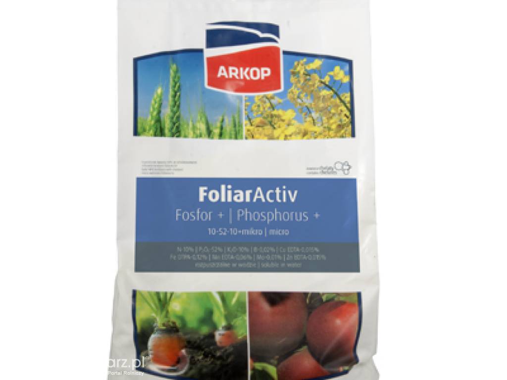 Nawóz NPK - FoliarActiv Fosfor 10-52-10 + mikro 3