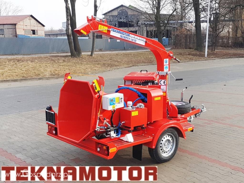 Mobilny rębak tarczowy Skorpion 160SD - Teknamotor