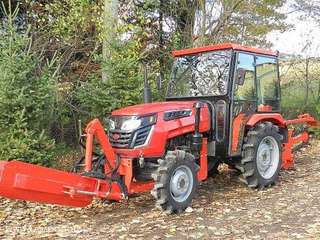 Samobieżna koparka łańcuchowa  z zasypywarką zabudowana na ciągniku wolnobieżnym 50km 4x4