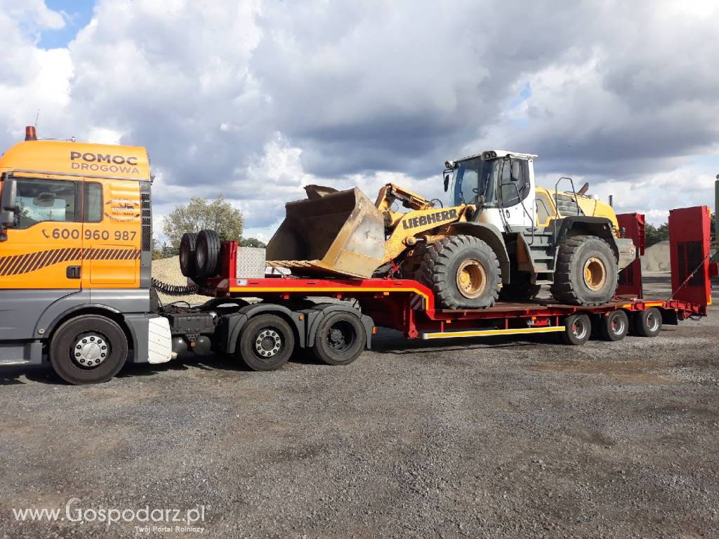 Transport kombajnów zbożowych, maszyn rolniczych, budowlanych poznań 3