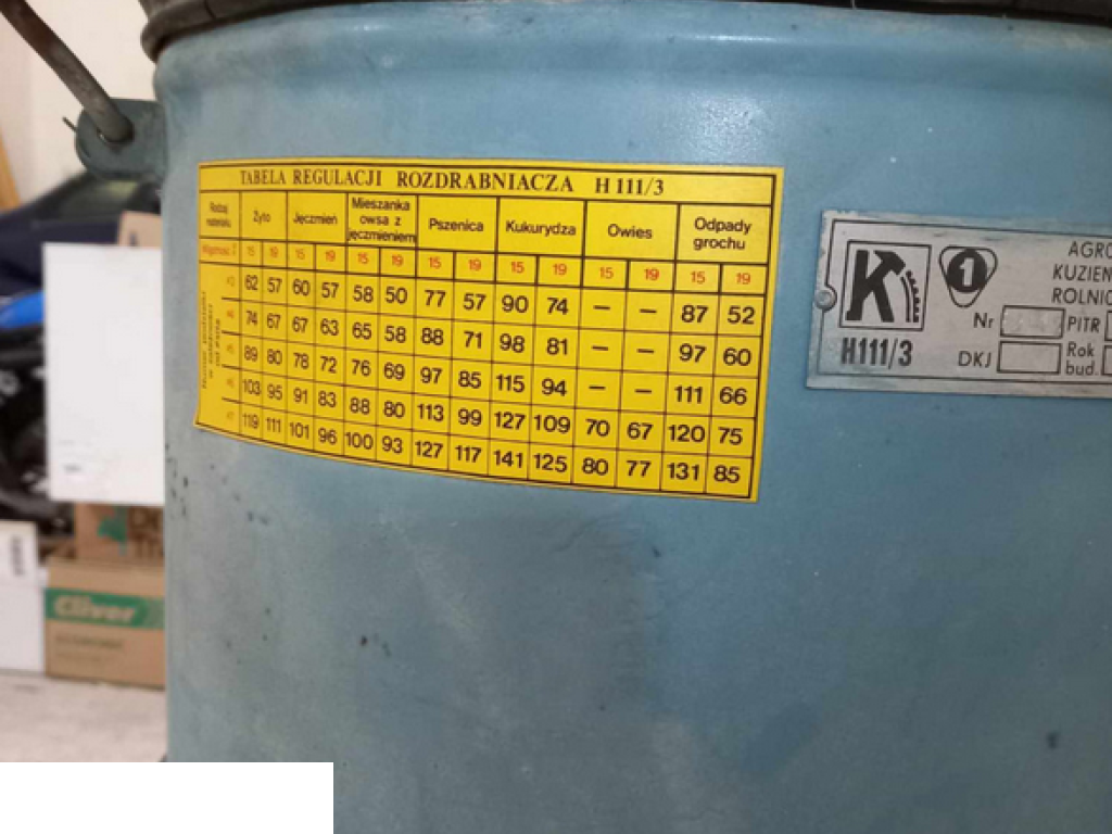 Rozdrabniacz Śrutownik Bąk silnik 7,5 KW - sprzedam 6