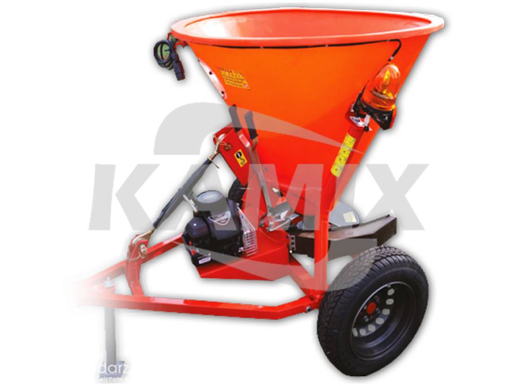 PIASKARKA KOMUNALNA CIĄGNIONA QUAD  Z SILNIKIEM SPALINOWYM 200 L