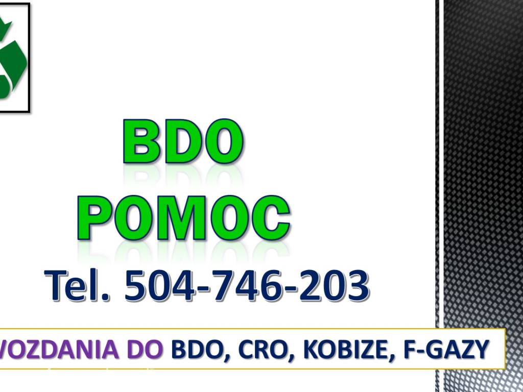 Pomoc telefoniczna, BDO, Szkolenie Baza Danych o Odpadach 5