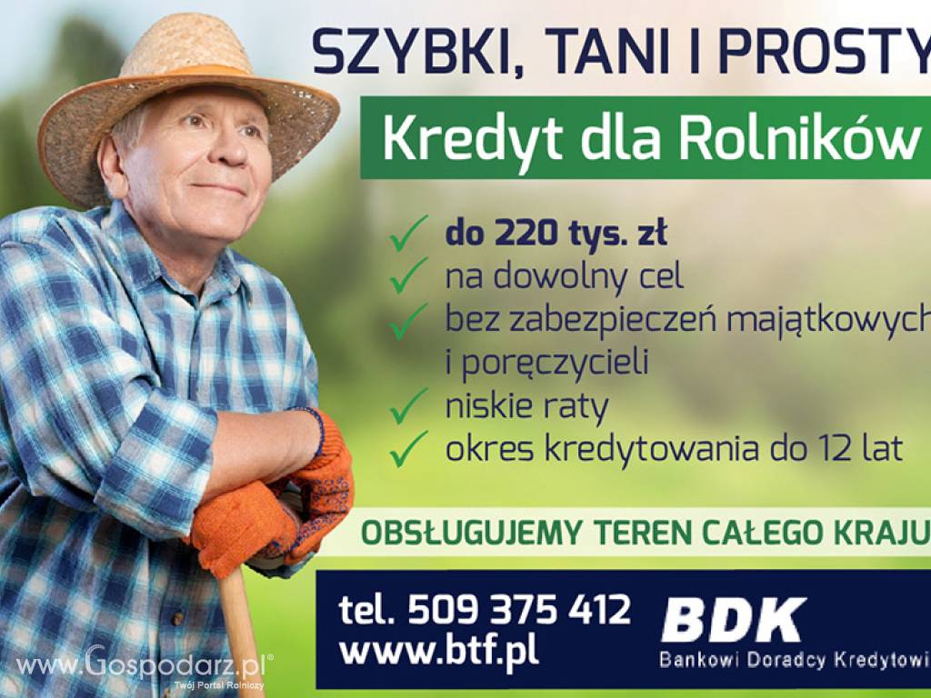 Szybki Kredyt dla Rolników w 1 dzień (Cała Polska)