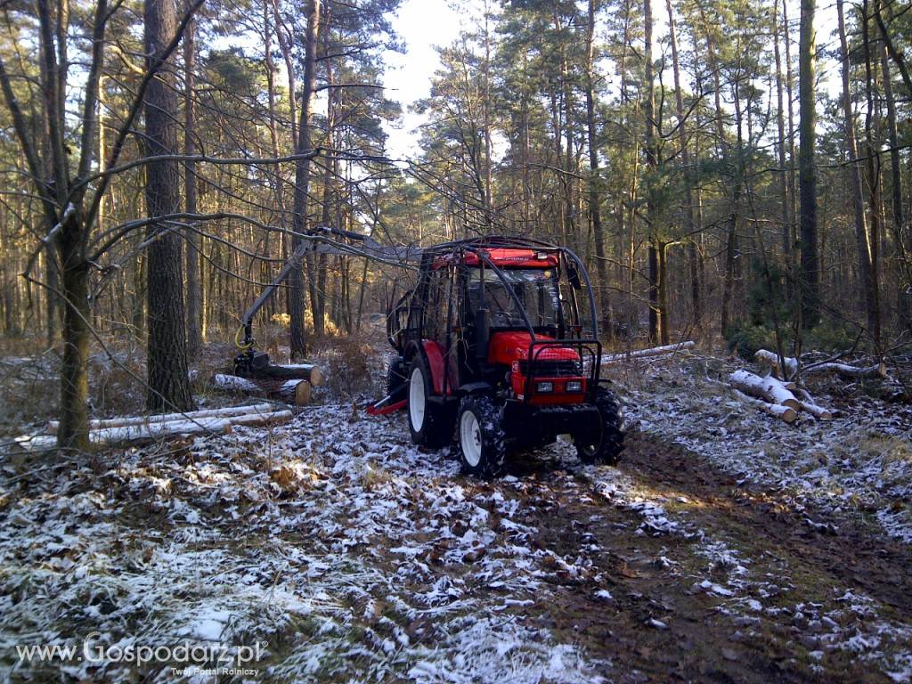 Ciągnik Leśny PROKMAR DF504 do prac leśnych 4WD 7