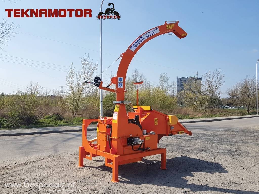 Rębak bębnowy Skorpion 280 RBG do ogrodu, sadu - produkt Polski 5