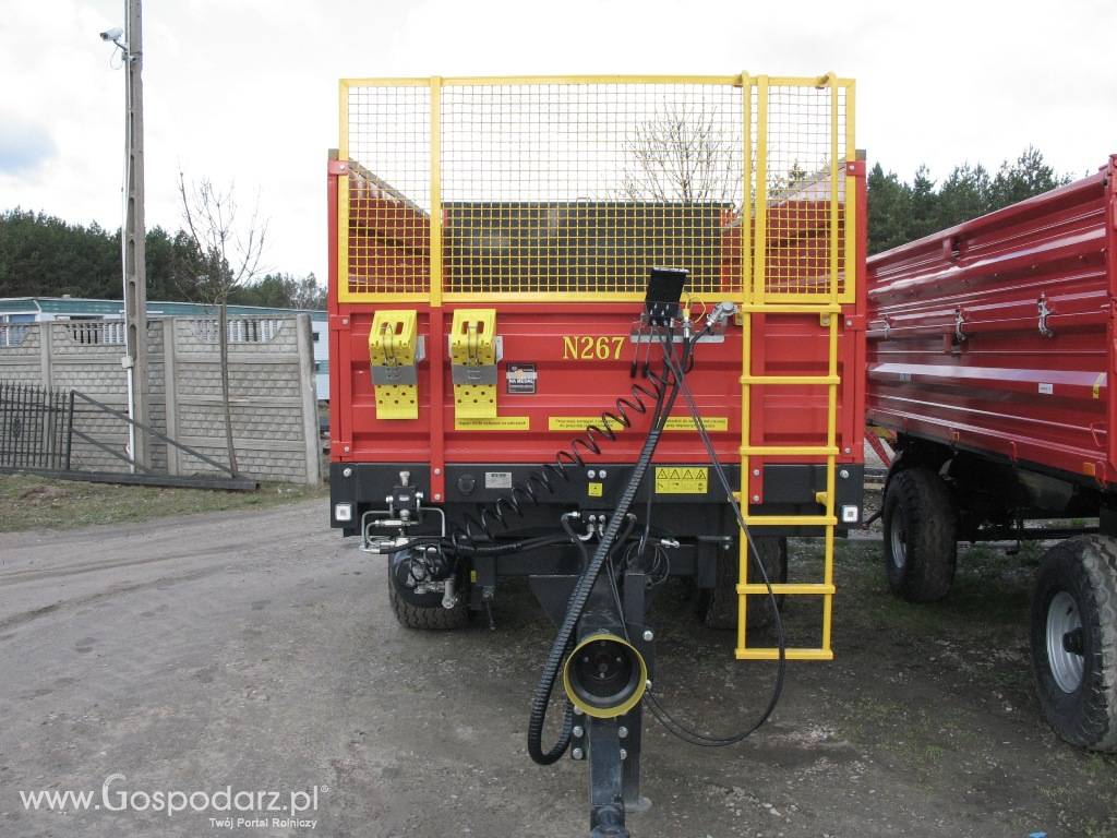 FABRYCZNIE NOWY ROZRZUTNIK OBORNIKA METAL-FACH 8t: 6