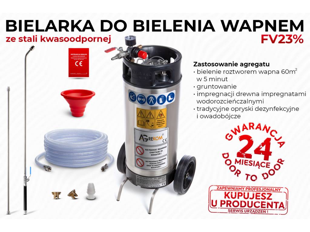 AGREGAT DO BIELENIA OPRYSKIWACZ BIELARKA PRODUCENT