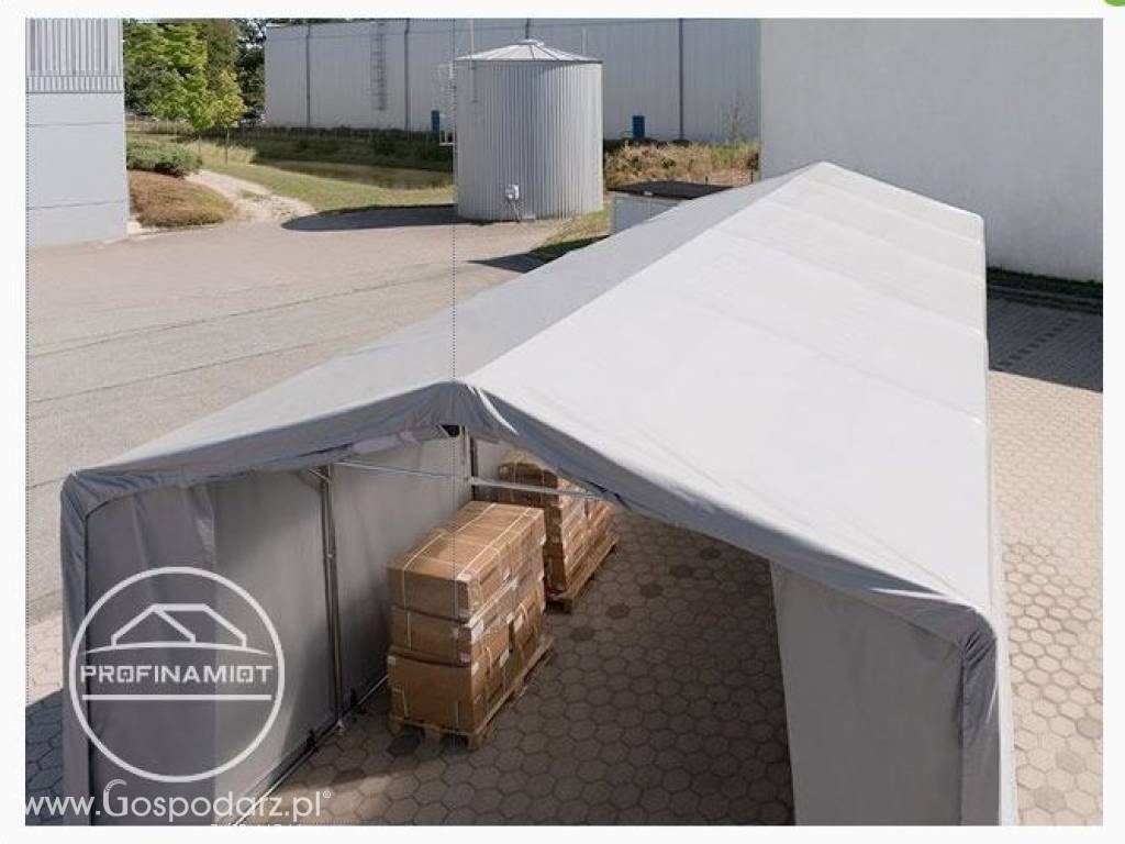6x12x3 m Hala namiotowa, PVC 550 szary, WYSYŁKA GRATIS