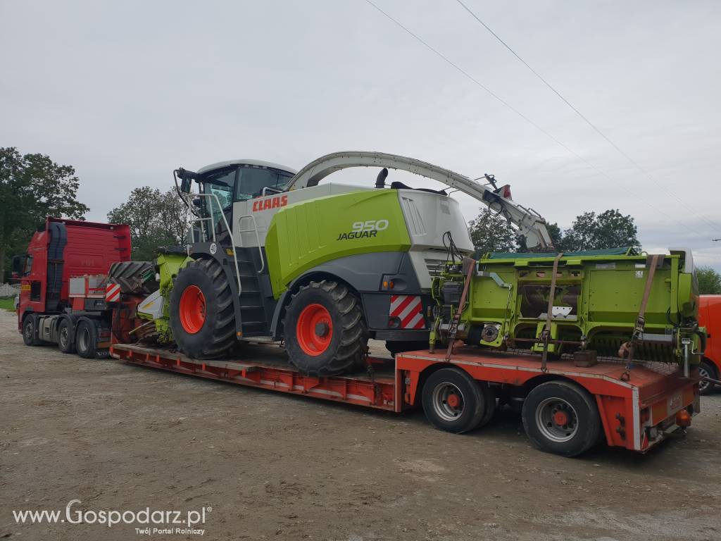 Transport kombajnów rolniczych zbożowych ziemniaczanych 7