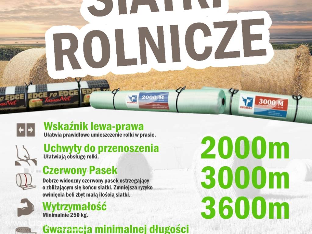 Polecamy siatki rolnicze największego producenta