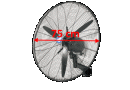 Wentylator przemysłowy FDE75 WL 750 mm 250W