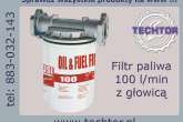 Filtr CF100 PIUSI do paliwa, oleju z głowicą