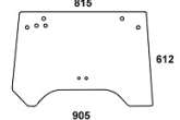 JOHN DEERE - szyba tylna do kabiny LX036731 LX036420