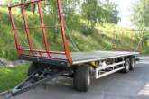 Przyczepa rolnicza ZASŁAW D-745-14 3-osiowa do transportu słomy