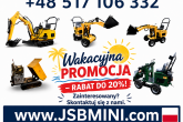 JSB MINI www.jsbmini.com +48 517 106 332 Osprzęt Rolniczy Budowlany + Koparka Ładowarka Wozidło POLSKI