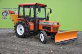 Traktorek komunalny Kubota L1R26 4x4 - kabina, pług