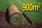 Trawa z rolki, trawa rolowana KRAJOBRAZOWA 900m2uniwersalna trawa w rolce, darń w rolce