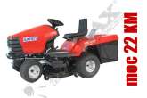 Kosiarka traktorek KARSIT Turbocut 22/102HX moc 22.0KM, szer. robocza: 102.0cm, przekładnia hydrostatyczna TuffTorq, blokada dyferencjału