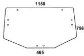 JOHN DEERE -  szyba tylna seria 6000