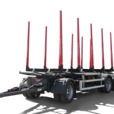 3-os. przyczepa, koła bliżniak, kłonice przesuwne 665.PL.70.22.B.KP