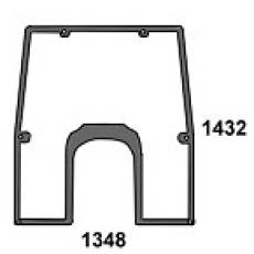 JOHN DEERE - szyba przednia seria 6000