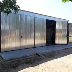 Ocynkowany Garaż Blaszany 10x5m - Wiata Garażowa - GRZYWSTAL