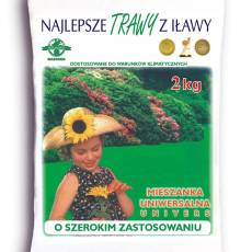 Trawa, nasiona trawy UNIWERSALNA folia masa: 2kg, mieszanka traw szerokiego zastosowania Rolimpex