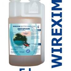 Płyn do eliminowania piany z wody WIREXIM BIOTECHNOLOGIE Antipian-5 pojemność: 5 l., usuwanie brudnej piany z powierzchni wody