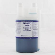 Bakteryjny preparat do oczyszczalni i szamb BioGest S140 pojemność: 1 l., aktywator do szamb