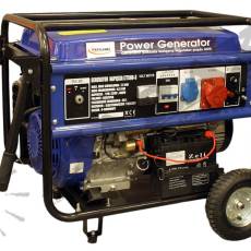 Agregat, generator prądotwórczy WESTLANDS LT7500 trójfazowymoc max. 7200 W, prądnica spalinowa, mobilny generator prądu, elektryczny rozruchWESTLANDS LT 7500
