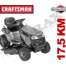 Kosiarka traktorek CRAFTSMAN LT 1500 253642moc 17.5KM, szer. robocza: 107.0cm, przekładnia manualnaDOSTAWA GRATIS