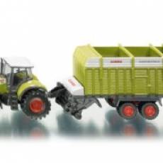 Ciągnik Claas Axion 850 z naczepą samozaładowczą 1:87  (zabawka, model)