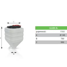 Lejek do paszomatów 110 litrów