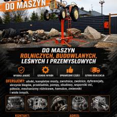 Szeroki wybór części do maszyn rolniczych, budowlanych, leśnych i przemysłowych