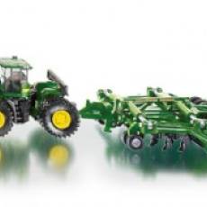 Ciągnik John Deere 9630 z broną Amazon Centaur 1:87  (zabawka, model)