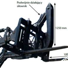 NOWY Wspornik Chwytający do Ładowania Drewna Pali