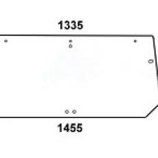 CASE / STEYR - szyba tylna górna zielona CS, CVT, CVX, TVT