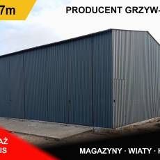 GARAŻ BLASZANY - Wiata - Hala - Magazyn - Blaszak - WIATY - GRZYWSTAL