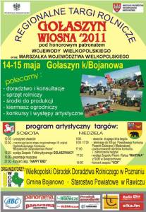 Regionalne Targi Rolnicze - Gołaszyn – Wiosna 2011